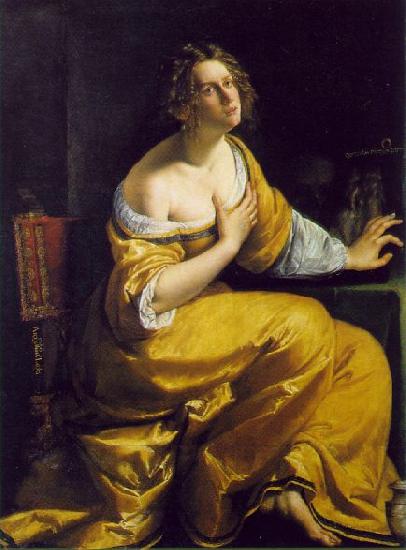 Artemisia  Gentileschi Maria Maddalena oil painting image